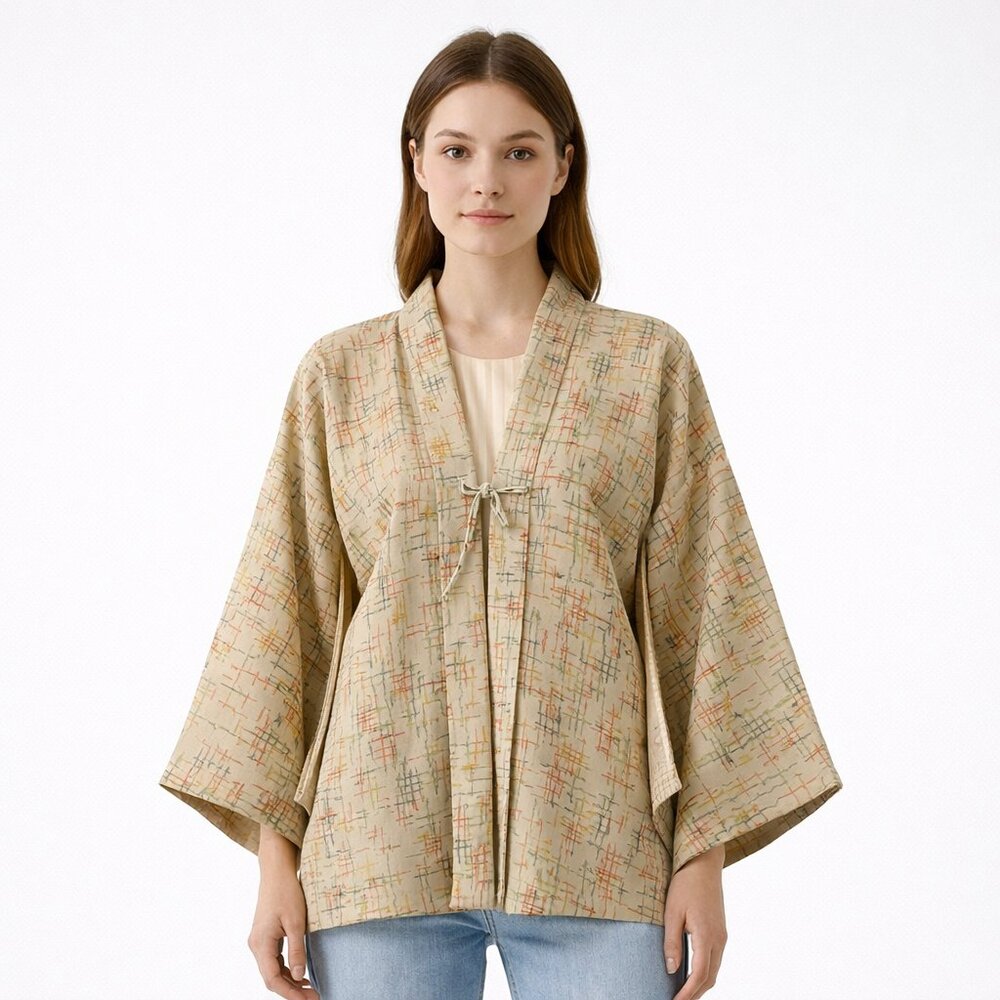 Preowned Elegant Authentic Japanese Kimono Jacket